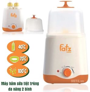 Máy hâm sữa Fatzbaby FB3011SL 2 bình
