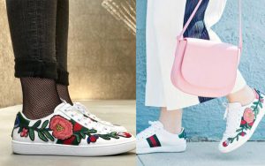 Giày sneaker nữ Gucci Ace Low-top Floral