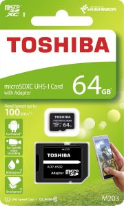 Thẻ nhớ Toshiba 64GB Class 10