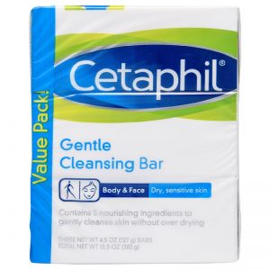Bánh xà phòng rửa mặt Cetaphil Gentle Cleansing Antibacterial Bar