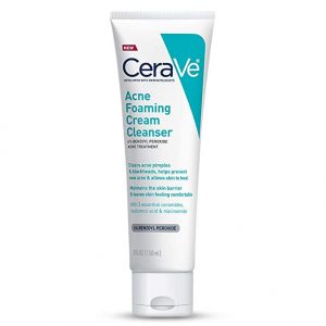 SRM Cerave Acne Foaming Cream Cleanser 
