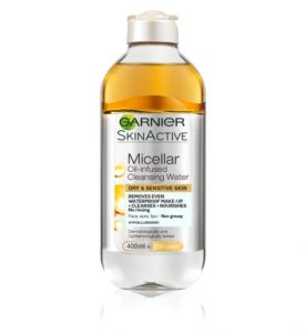 Nước tẩy trang Garnier Skin Active Micellar Oil-Infused Cleansing Water