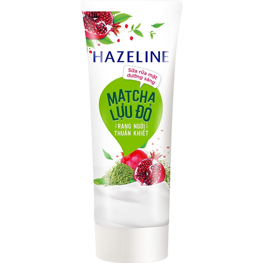 Sữa rửa mặt Hazeline Matcha lựu đỏ