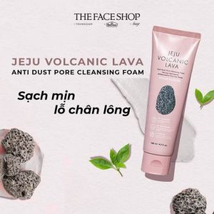 Sữa rửa mặt The Face Shop Jeju Volcanic Lava Anti Dust Pore Cleansing Foam 