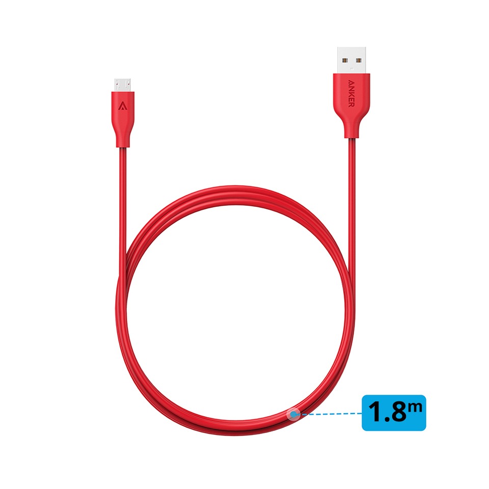 Cáp sạc USB A8133 (1,8m) PowerLine Micro Anker