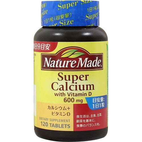Thuốc bổ sung canxi Nature Made Super Calcium
