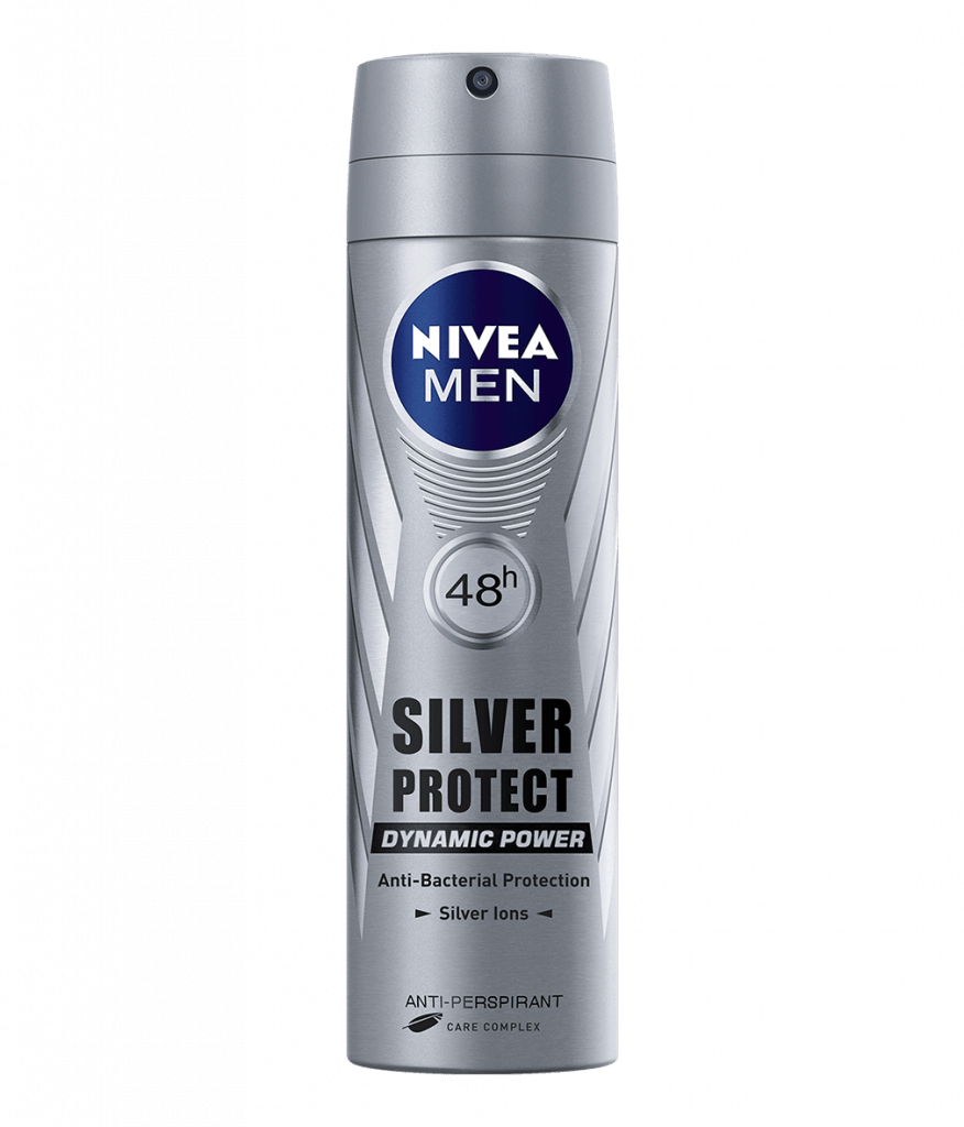 Xịt khử mùi NIVEA MEN Silver Protect