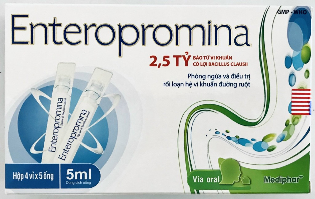 Thuốc tiêu chảy Enteropromina 