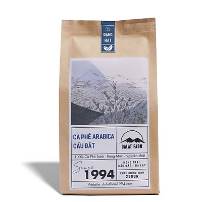 Cà phê hạt Arabica Cầu Đất nguyên chất rang mộc đặc biệt