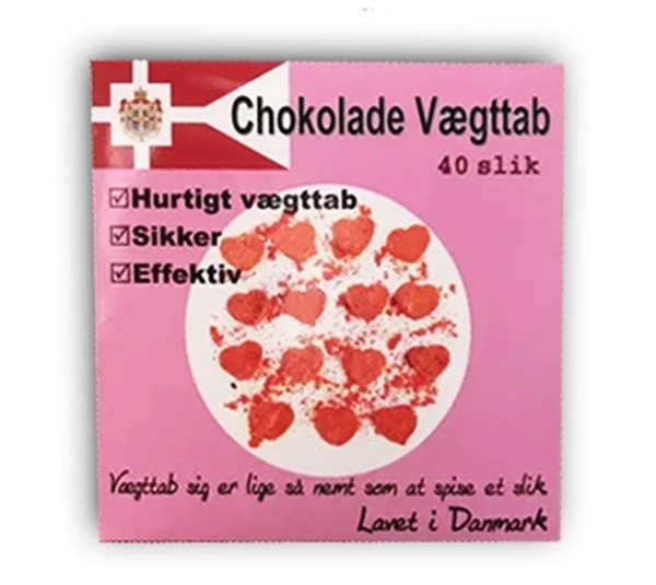 Kẹo giảm cân Đan Mạch Chokolade Vaegttab