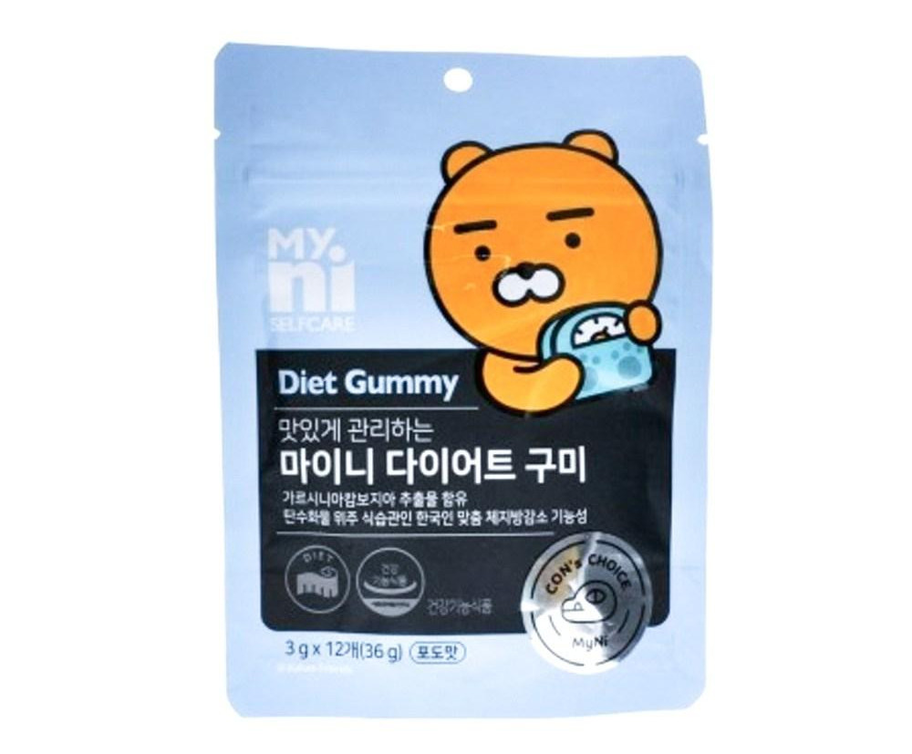 Kẹo socola giảm cân Myni Selfcare Diet Gummy Kakao Hàn Quốc