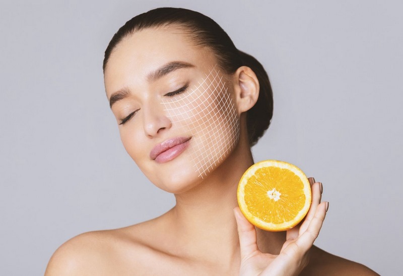 Uống vitamin C đủ lượng giúp da giảm tình trạng lão hóa