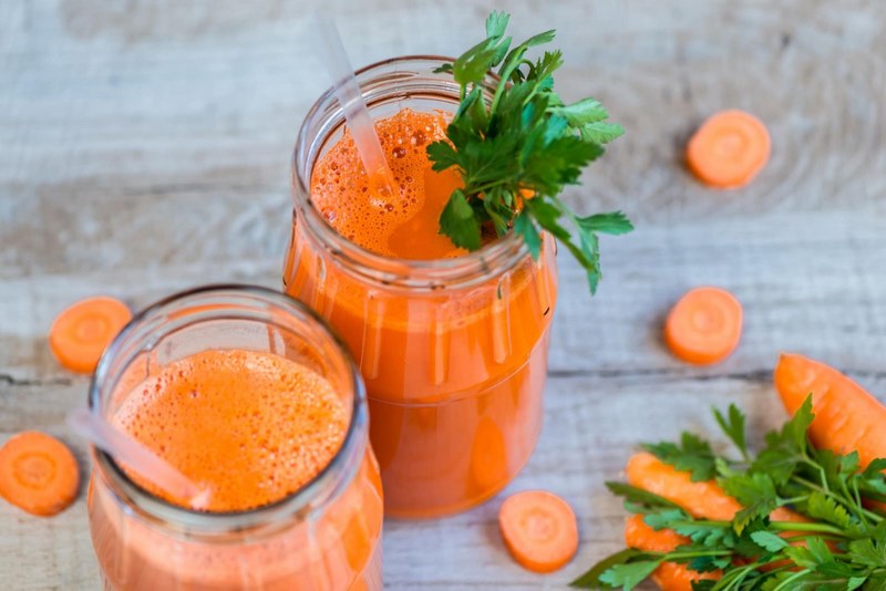 Nước ép cà rốt mang đến dinh dưỡng tuyệt vời cho đôi mắt